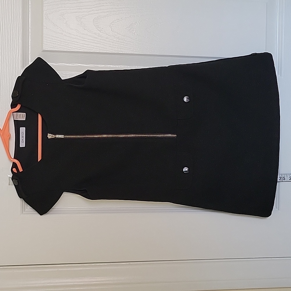 OKAÏDI Sparkly Dress, shiny black color, 6 y/o